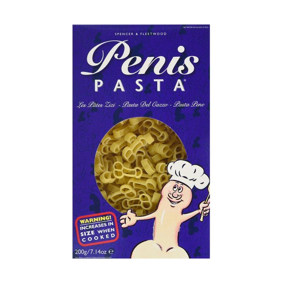 PASTA SEXY A FORMA DI PENE 200g