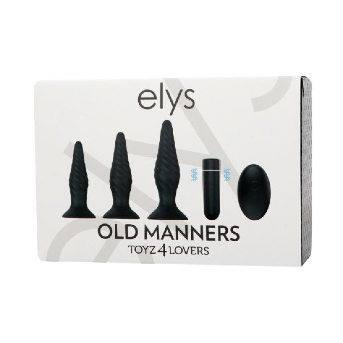 KIT PLUG ANALI VIBRANTI SEX TOY OLD MANNERS