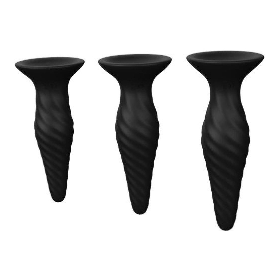 KIT PLUG ANALI VIBRANTI CON TELECOMANDO SEX TOY...