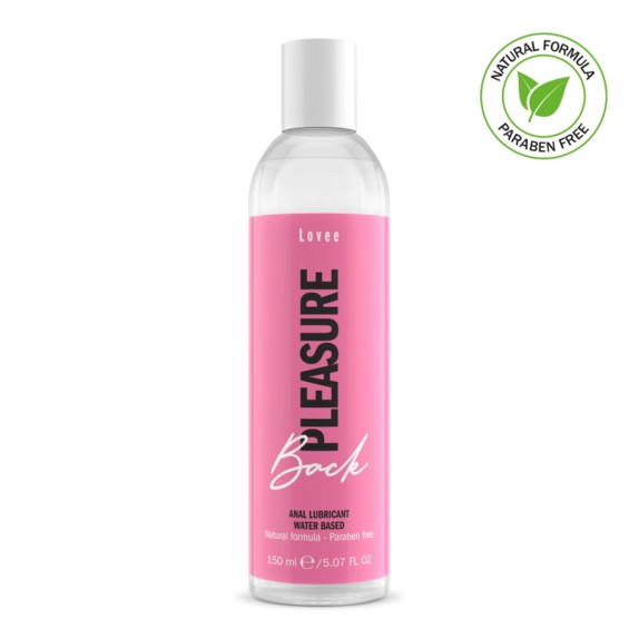 LUBRIFICANTE ANALE A BASE D'ACQUA NATURALE 150 ML BACK PLEASURE