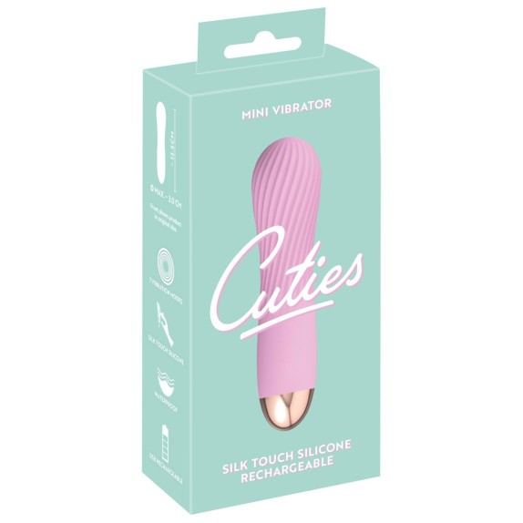 VIBRATORE VAGINALE DI PICCOLE DIMENSIONI RICARICABILE CUTIES