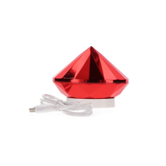 STIMOLATORE CLITORIDE CON MICRO VIBRAZIONI INTENSE RUBY RED DIAMOND