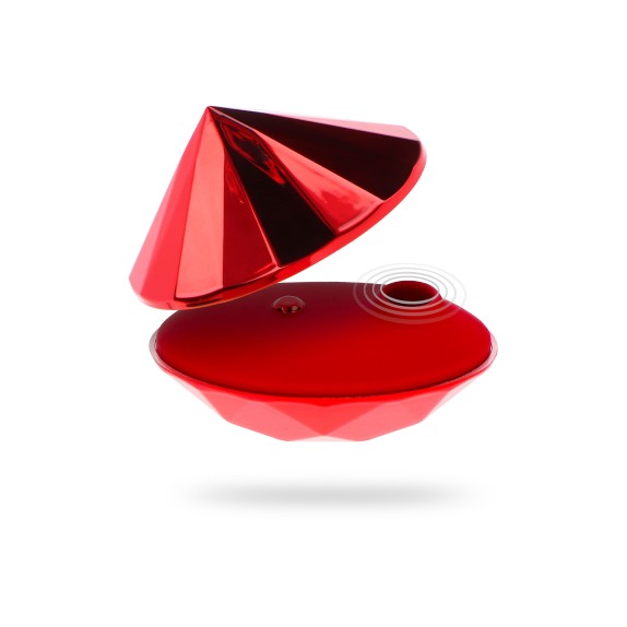 STIMOLATORE CLITORIDE CON MICRO VIBRAZIONI INTENSE RUBY RED DIAMOND