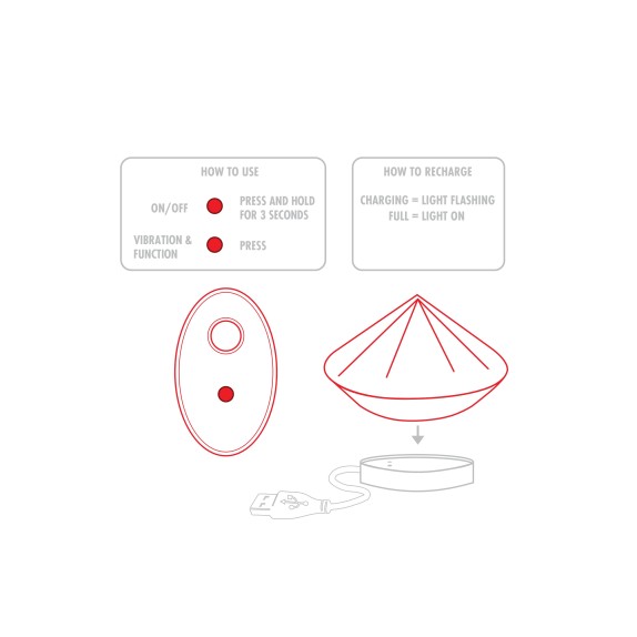 STIMOLATORE CLITORIDE CON MICRO VIBRAZIONI INTENSE RUBY RED DIAMOND
