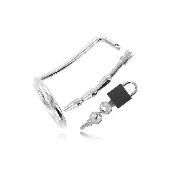 CINTURA CASTITÀ CON PLUG HUMPED COCK TRAP