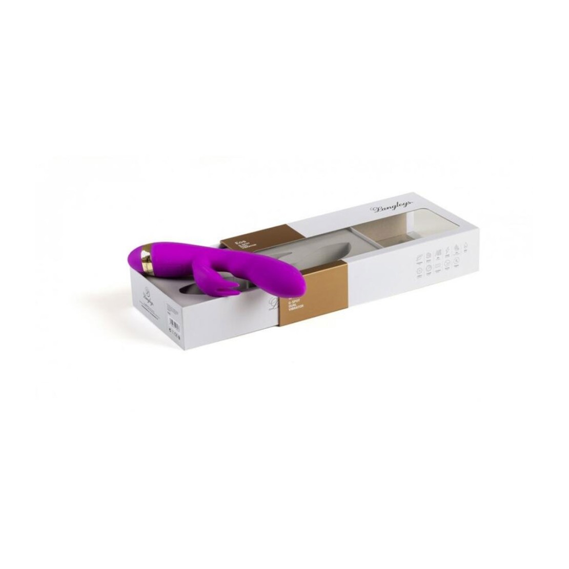 VIBRATORE RABBIT G-SPOT IN SILICONE SEX TOY EOS