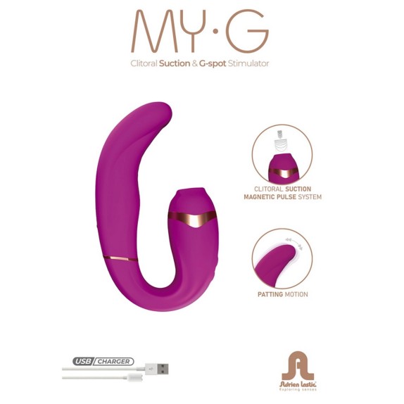 STIMOLATORE PUNTO G CON SUZIONE PER CLITORIDE SEX TOY MY G