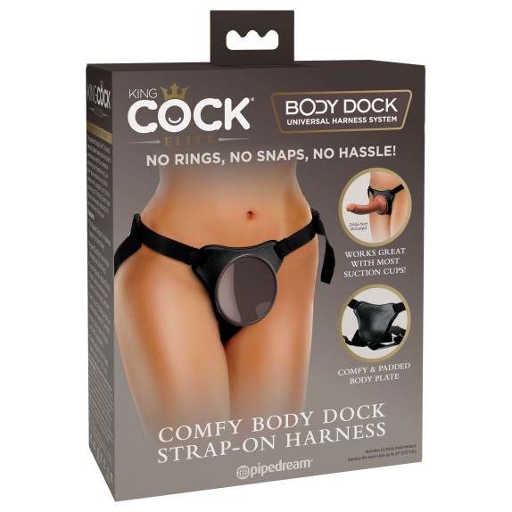 MUTANDINA STRAP-ON CON BASE PER VENTOSA COMFY BODY DOCK HARNESS