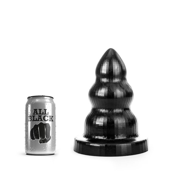 TAPPO ANALE DI GRANDI DIMENSIONI TRIPLE PLEASURE ALL BLACK
