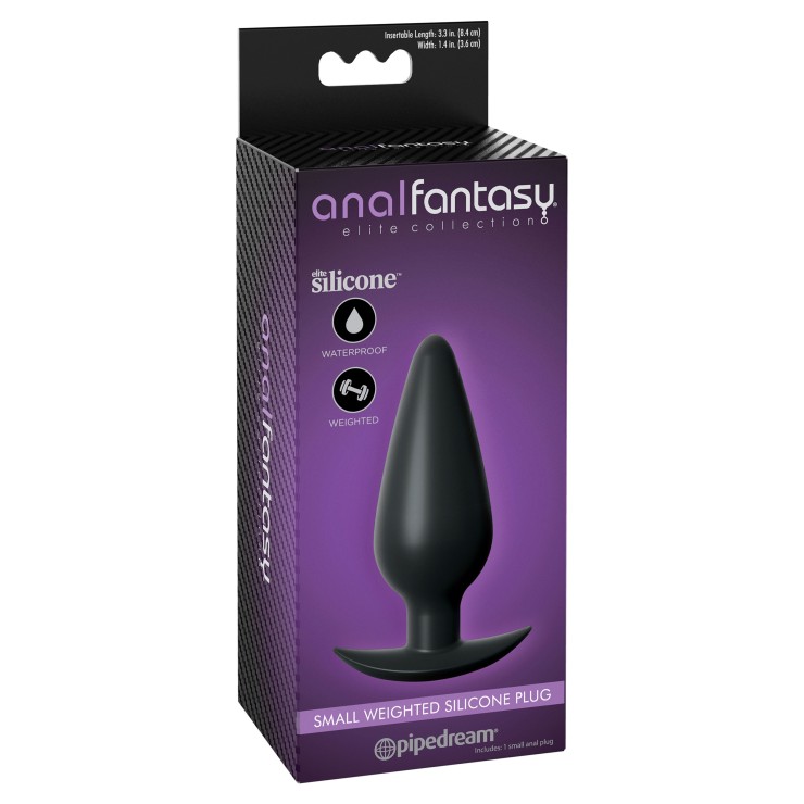 TAPPO ANALE IN SILICONE FLESSIBILE SEX TOY CON PESO
