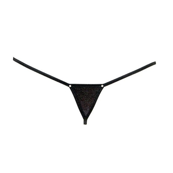 COMPLETO INTIMO SEXY MINI PER DONNA IN LUREX NERO FOLY LINGERIE