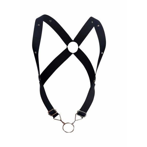 HARNESS SEXY UOMO CON ANELLO PER IL PENE VARI COLORI CROSSBACK