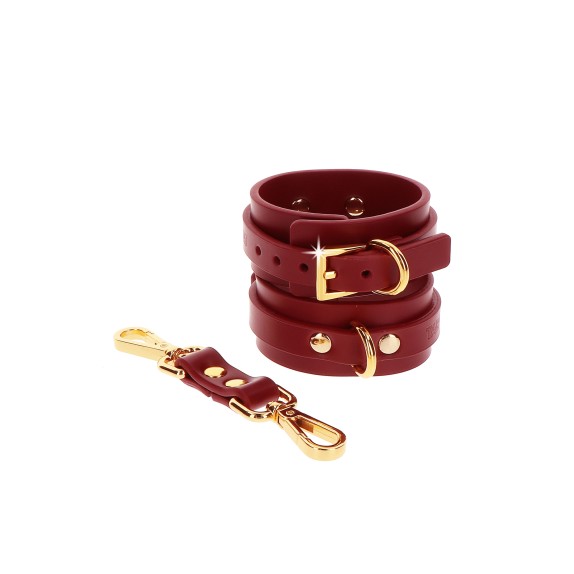 CAVIGLIERE SEXY IN PELLE VEGANA REGOLABILI ANKLE CUFFS TABOOM