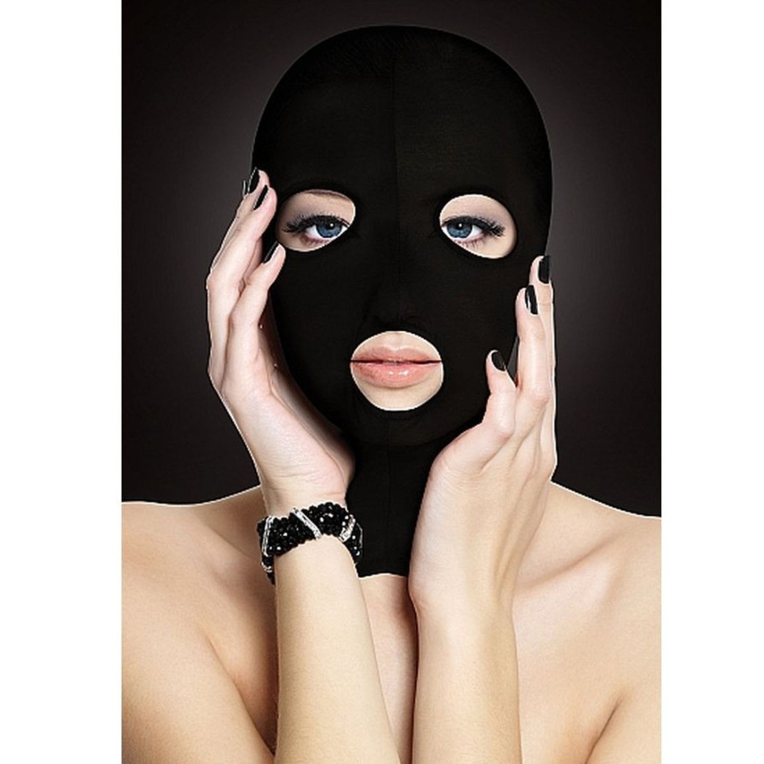 MASCHERA A CAPPUCCIO NERA