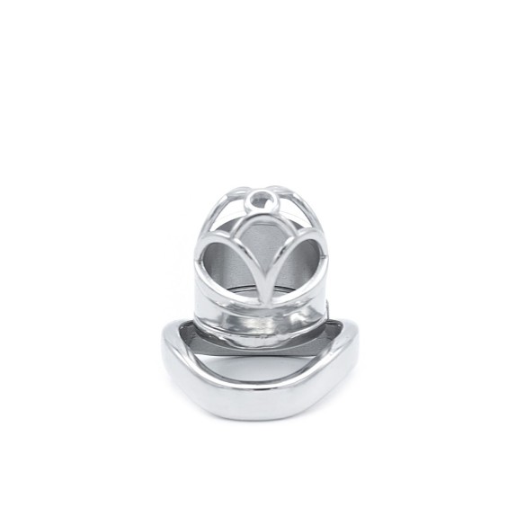 CINTURA DI CASTITA' PICCOLA IN ACCIAIO SHORT CHASTITY DEVICE