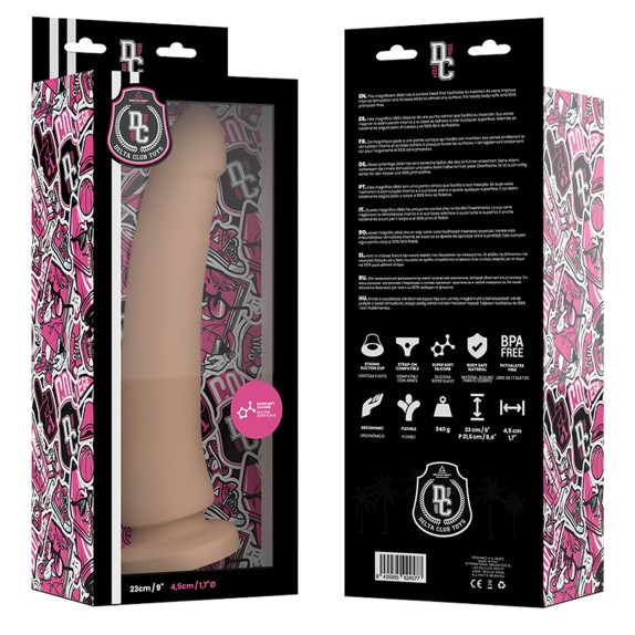 DILDO REALISTICO CON VENTOSA 23 cm DONG IN SILICONE