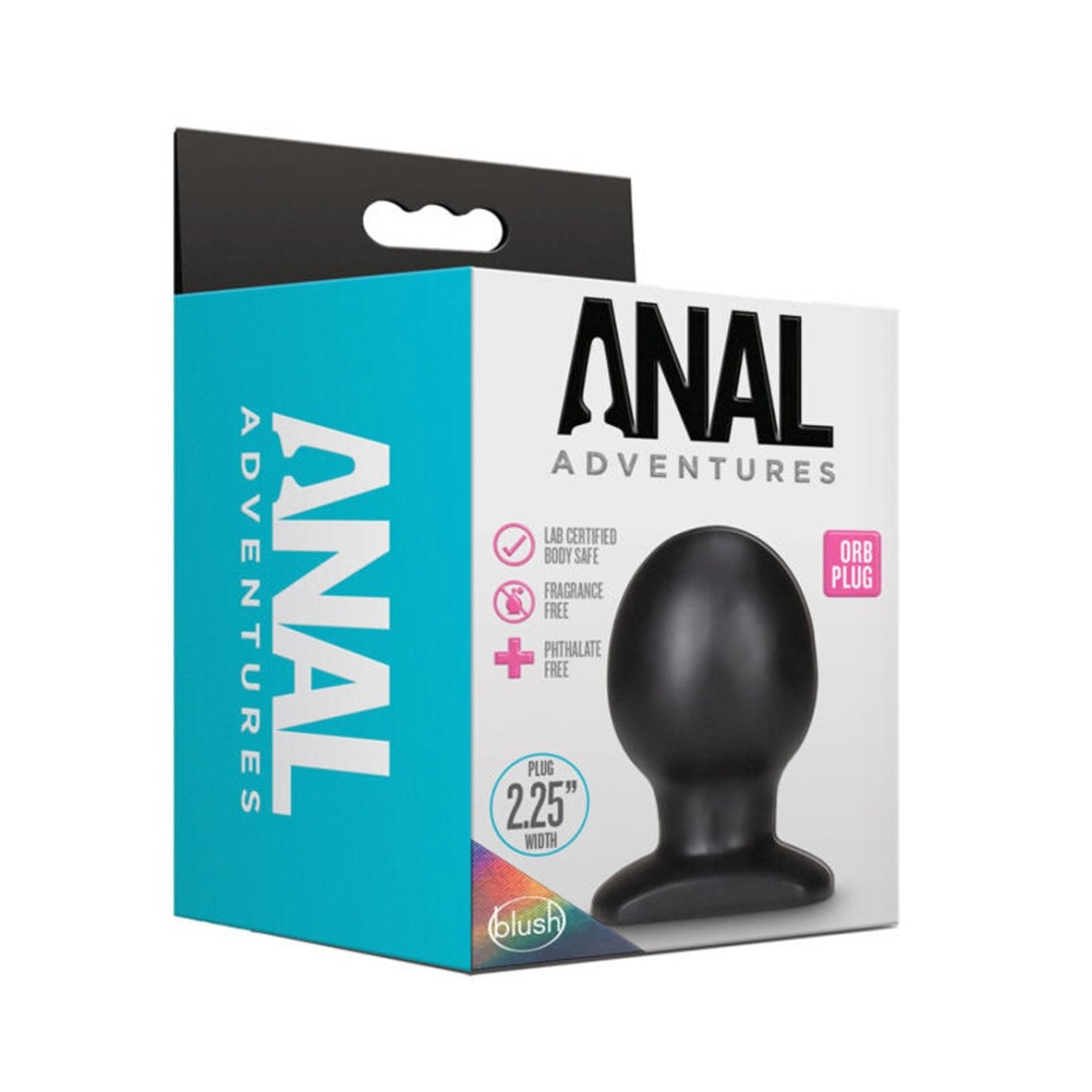 PLUG ANALE ARROTONDATO IN PVC ANAL ADVENTURES...