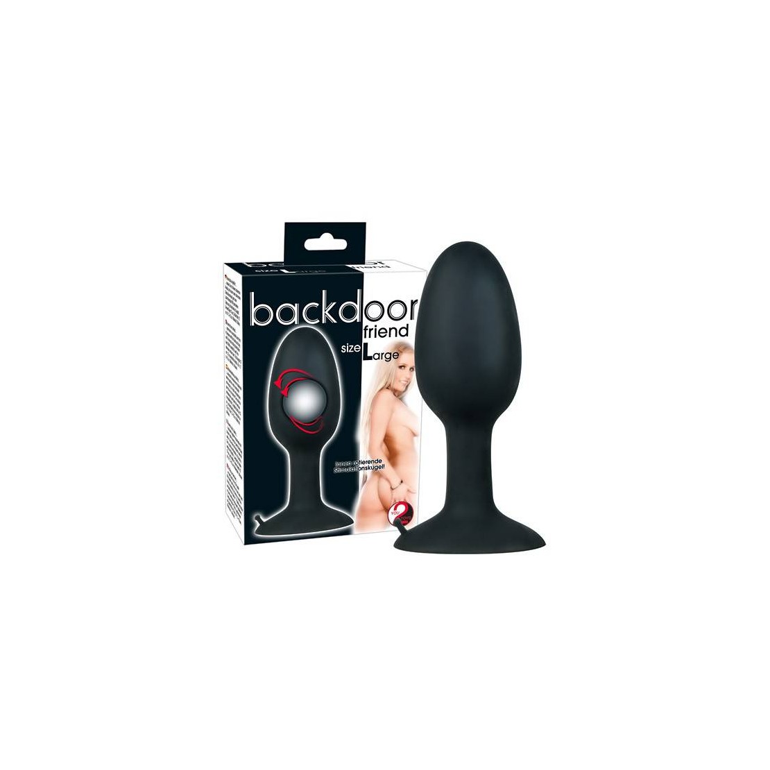 TAPPO-PUG ANALE AUTOVIBRANTE SILICONE LARGE