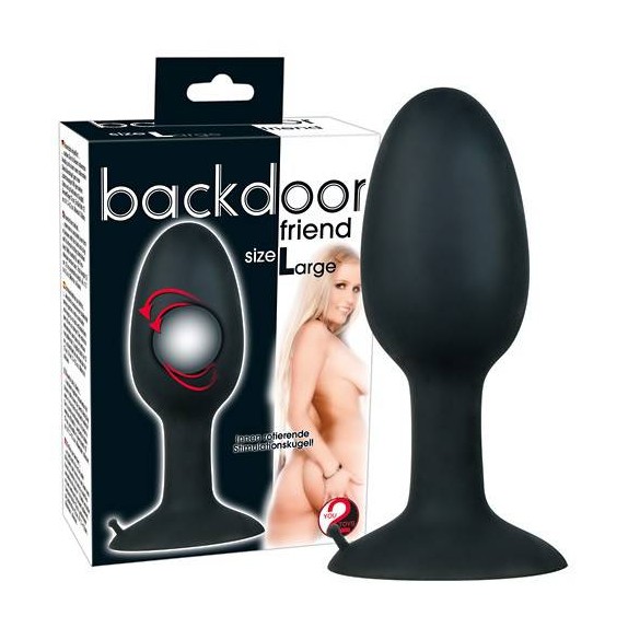 TAPPO-PUG ANALE AUTOVIBRANTE SILICONE LARGE