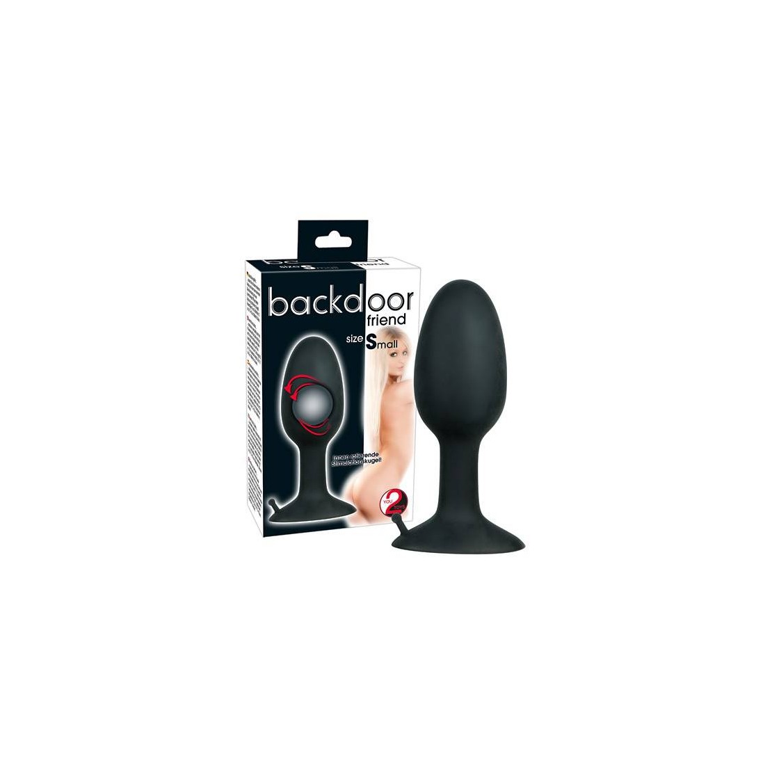 TAPPO ANALE IN SILICONE AUTOVIBRANTE S