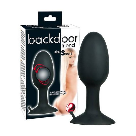 TAPPO ANALE IN SILICONE AUTOVIBRANTE S