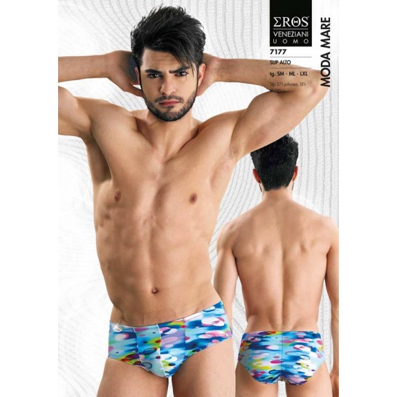 COSTUME SLIP MARE SEXY PER UOMO MULTICOLOR