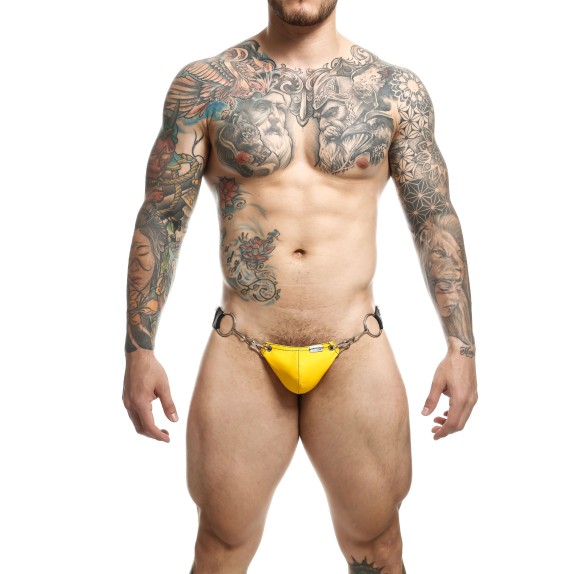 SOSPENSORIO SEXY PER UOMO CON GANCI IN METALLO SNAP JOCKSTRAP VARI COLORI