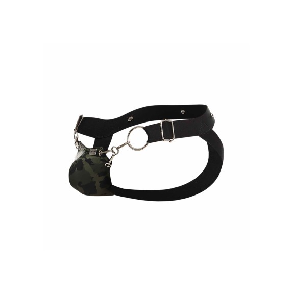 SOSPENSORIO SEXY PER UOMO CON GANCI IN METALLO SNAP JOCKSTRAP VARI COLORI