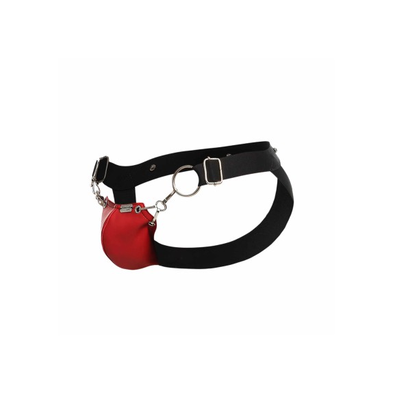 SOSPENSORIO SEXY PER UOMO CON GANCI IN METALLO SNAP JOCKSTRAP VARI COLORI