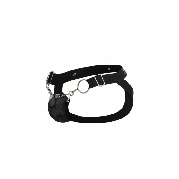 SOSPENSORIO SEXY PER UOMO CON GANCI IN METALLO SNAP JOCKSTRAP VARI COLORI