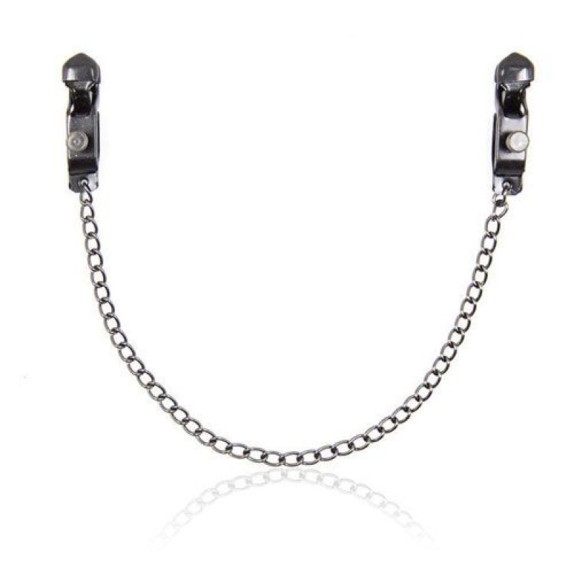 PINZETTE PER CAPEZZOLI REGOLABILI CON CATENA HARD CHAINS