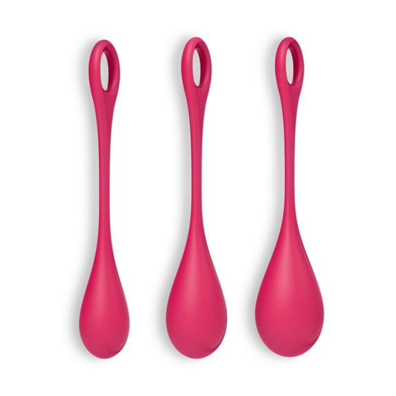KIT 3 PALLINE VAGINALI PER ALLENAMENTO PELVICO YONI POWER 1