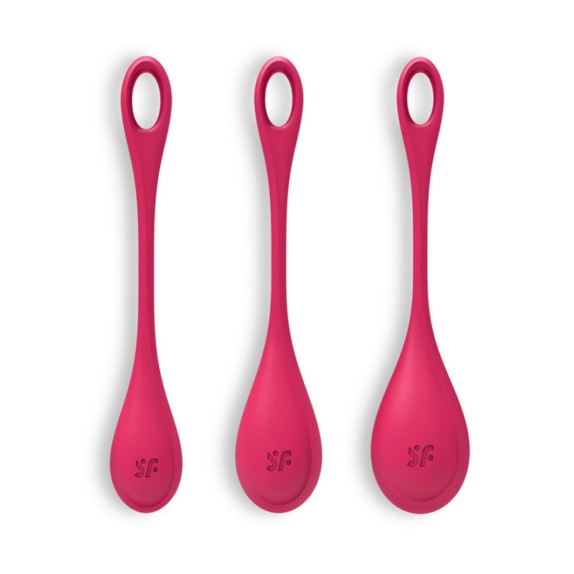 KIT 3 PALLINE VAGINALI PER ALLENAMENTO PELVICO YONI POWER 1