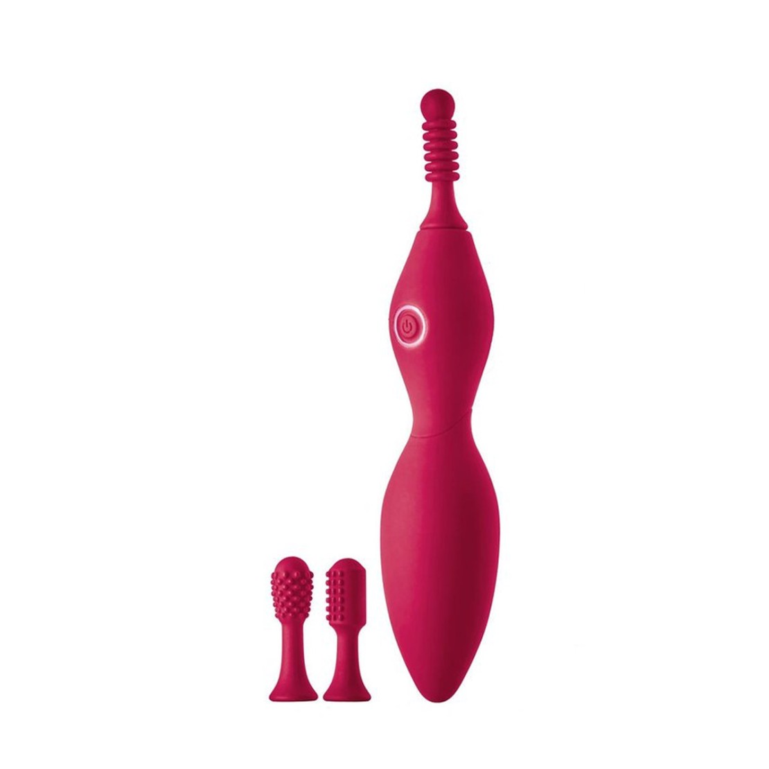 STIMOLATORE CLITORIDEO VIBRANTE CON 3 TESTINE...