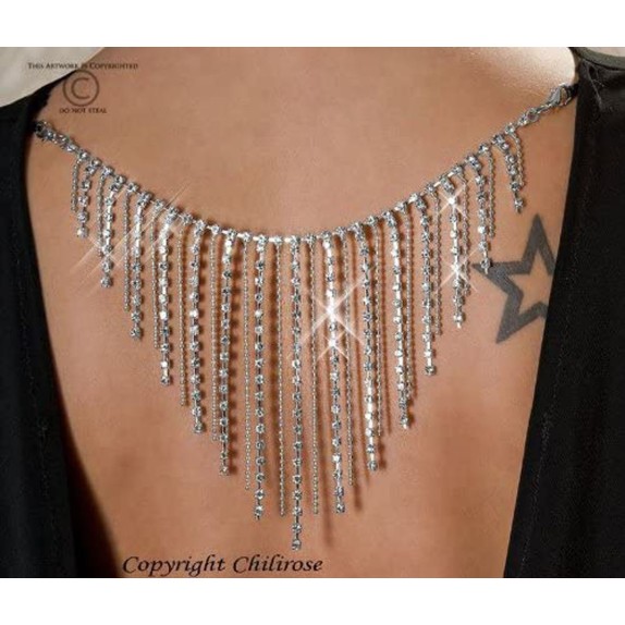 MINIABITO SCOLLATO SULLA SCHIENA CON STRASS
