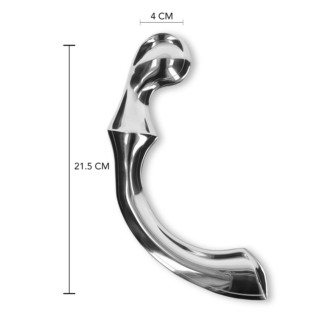 DILDO IN ACCIAIO INOSSIDABILE VAGINALE ANALE...