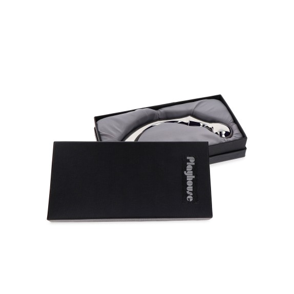 DILDO IN ACCIAIO INOSSIDABILE VAGINALE ANALE RIBBED PLEASURE STEEL WAND