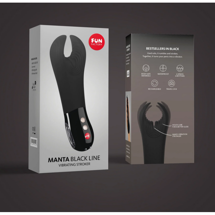 MASTURBATORE VIBRANTE PER UOMO SEX TOY MANTA 2