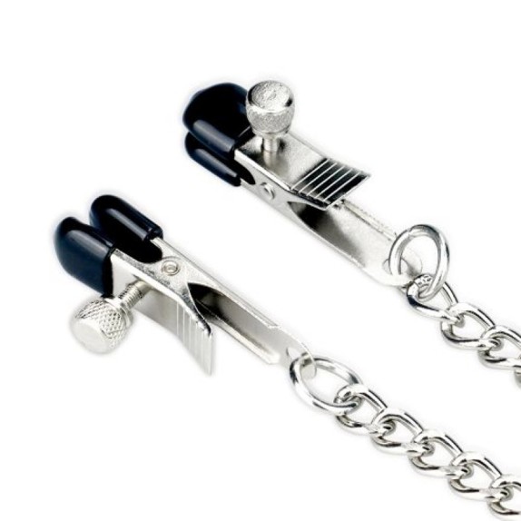 MORSO BALL GAG IN SILICONE CON PINZETTE PER CAPEZZOLI BONDAGE FETISH