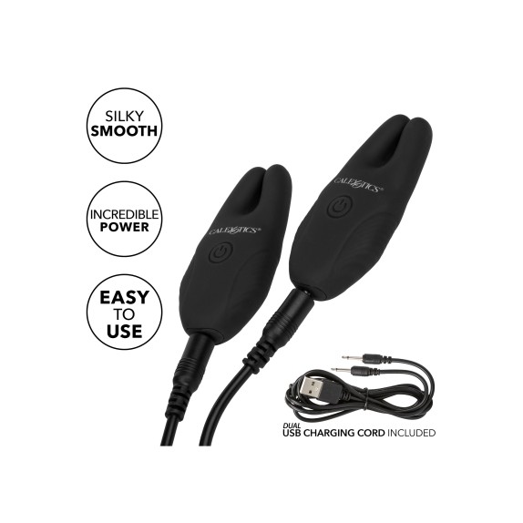 PINZETTE PER CAPEZZOLI VIBRANTI CON TELECOMANDO SILICONE REMOTE NIPPLE CLAMPS
