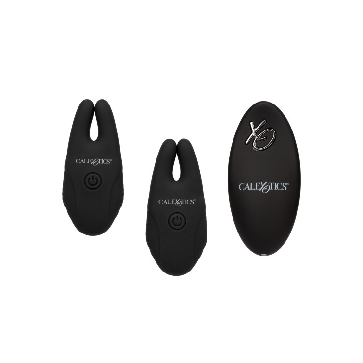 PINZETTE PER CAPEZZOLI VIBRANTI CON TELECOMANDO SILICONE... 2