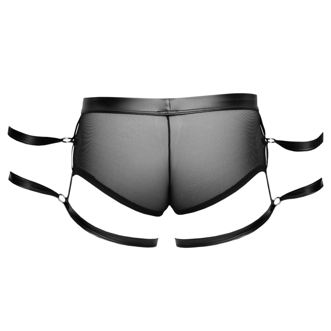 BOXER HARNESS SEXY PER UOMO CON DOPPIE MANETTE...