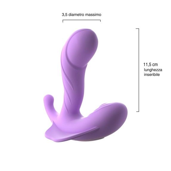 VIBRATORE PER PUNTO G CON STIMOLAZIONE CLITORIDEA G SPOT STIMULATE-HER