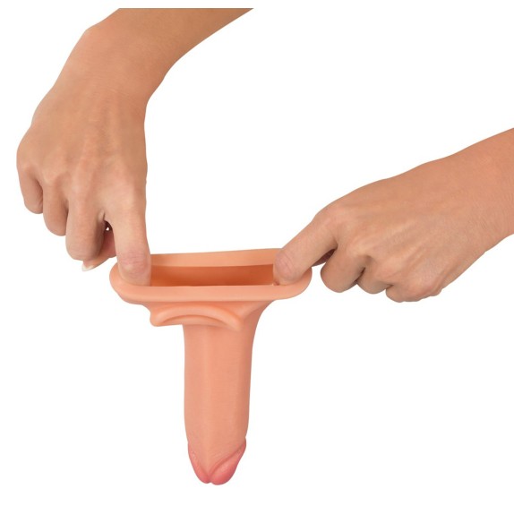 PROLUNGA-GUAINA FALLICA REALISTICA INGRANDIMENTO 5 CM