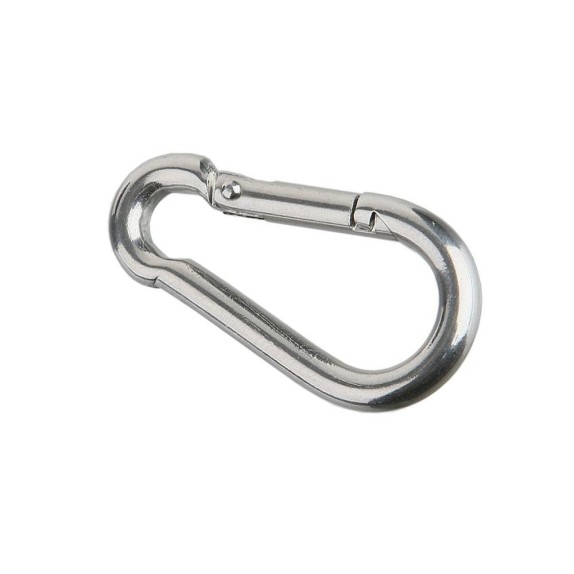 MOSCHETTONE ZINCATO 60 mm CARABINER GALVANIZED KIOTOS