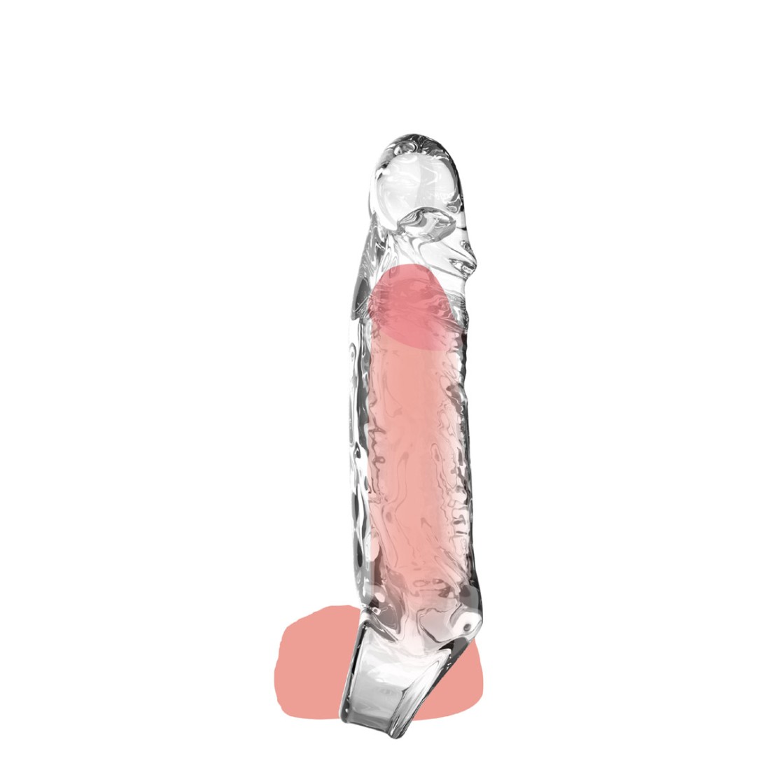 GUAINA E PROLUNGA TRASPARENTE PER IL PENE...