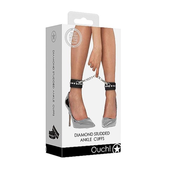 copy of CAVIGLIERE SEXY PER DONNA CON STRASS DIAMOND STUDDED ANKLE CUFFS