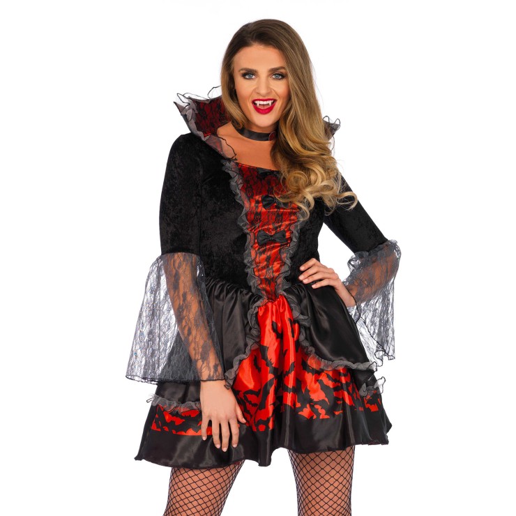 COSTUME HALLOWEEN SEXY PER DONNA VAMPIRO WONDERLAND LEG... 2