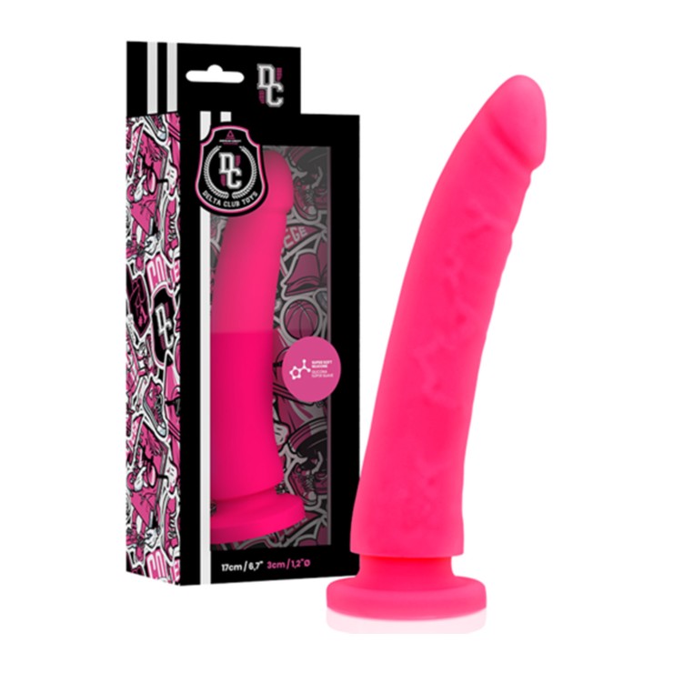 DILDO FALLO REALISTICO IN SILICONE SEX TOY CM. 17 DELTA CLUB 2