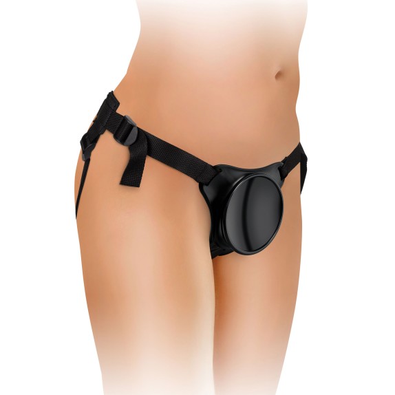 MUTANDINA STRAP-ON CON BASE PER VENTOSA PER PRINCIPIANTI BODY DOCK HARNESS